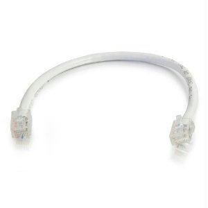 C2g 8ft cat6 non-booted unshielded (utp) network patch cable - white