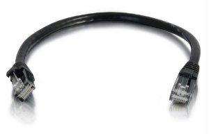C2G 6IN CAT6A SNAGLESS UNSHIELDED (UTP) NETWORK PATCH ETHERNET CABLE - BLACK - 6