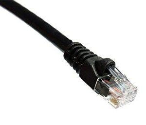Axiom 2ft cat5e 350mhz patch cable molded boot (black)