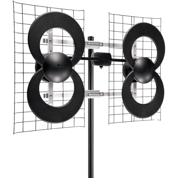 Antennas Direct C4-CJM ClearStream 4 Quad-Loop UHF Outdoor Antenna with 20" Mount - Image 2
