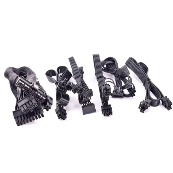 Color: Pink, Cable length: Other - PCIe 8Pin 6+2Pin IDE SATA CPU 4+4Pin ATX 24Pin Power Supply for CORSAIR HX1200 HX1000 HX850 HX750 HX650 PLATINUM Full Modular - Image 3