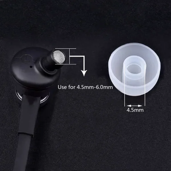Color: Blue, Size: L - 50pcs/lot Earphone Silicone Case Covers Soft Ear Tips For Headphones Ear Pads Cushion Caps Earbuds Replacement Accessories - Image 4