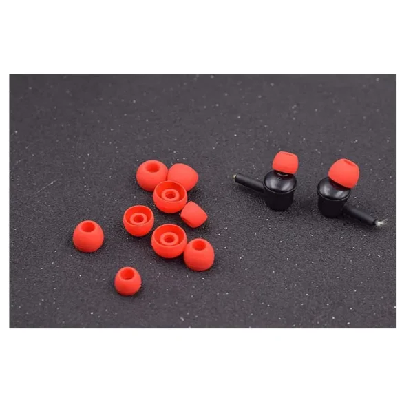 Color: Blue, Size: L - 50pcs/lot Earphone Silicone Case Covers Soft Ear Tips For Headphones Ear Pads Cushion Caps Earbuds Replacement Accessories - Image 6
