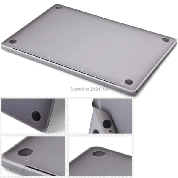 Color: PURPLE, Application Laptop Size: 15" (Pro) - Body Guard Protective Vinyl Decal Case Cover Skin For Apple Macbook Pro16" A2780 13" 15" A2681 A2779 A2485 Top/Bottom/Palmguard - Image 3
