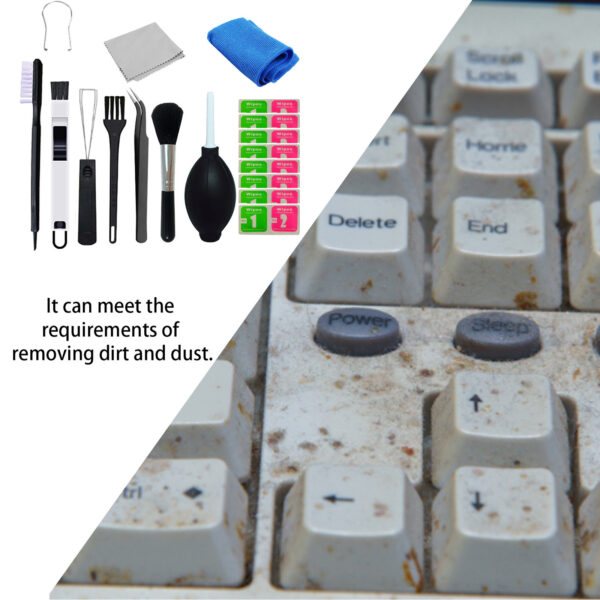 Cleaning Tool Kits For Computer Camera Mechanical Keyboard Laptop Tablet Earphone Crevice Brush Electronic Cleaner Set suit - Image 3
