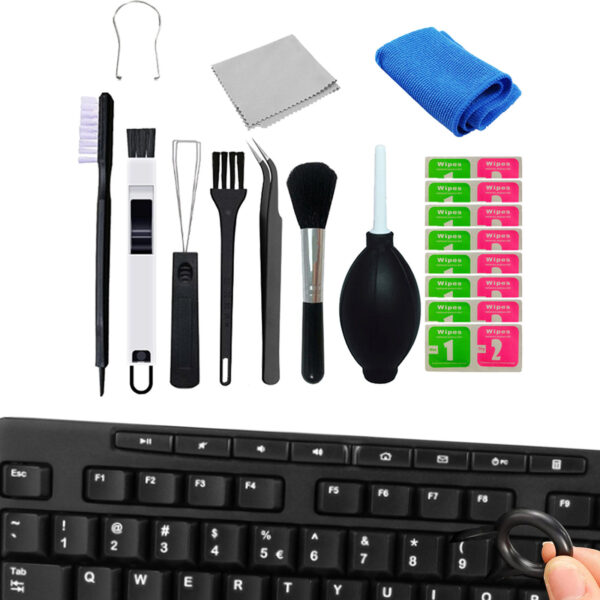 Cleaning Tool Kits For Computer Camera Mechanical Keyboard Laptop Tablet Earphone Crevice Brush Electronic Cleaner Set suit - Image 6