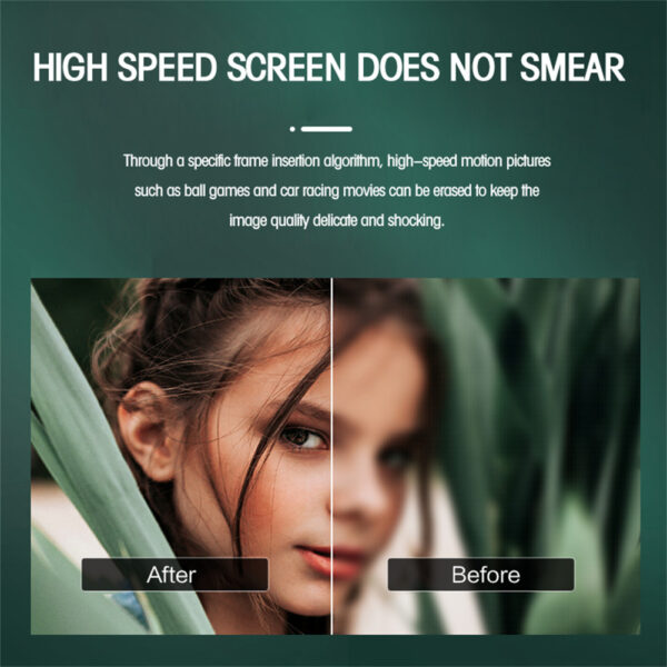 Yt500 Home Mini Projector Media Player Miniature Children Led Mobile Phone Projector Built-in Speaker White US Plug - Image 2