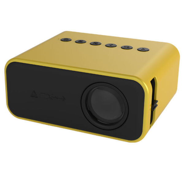 Yt500 Home Mini Projector Media Player Miniature Children Led Mobile Phone Projector Built-in Speaker White US Plug - Image 6