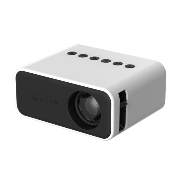 Yt500 Home Mini Projector Media Player Miniature Children Led Mobile Phone Projector Built-in Speaker White US Plug - Image 7