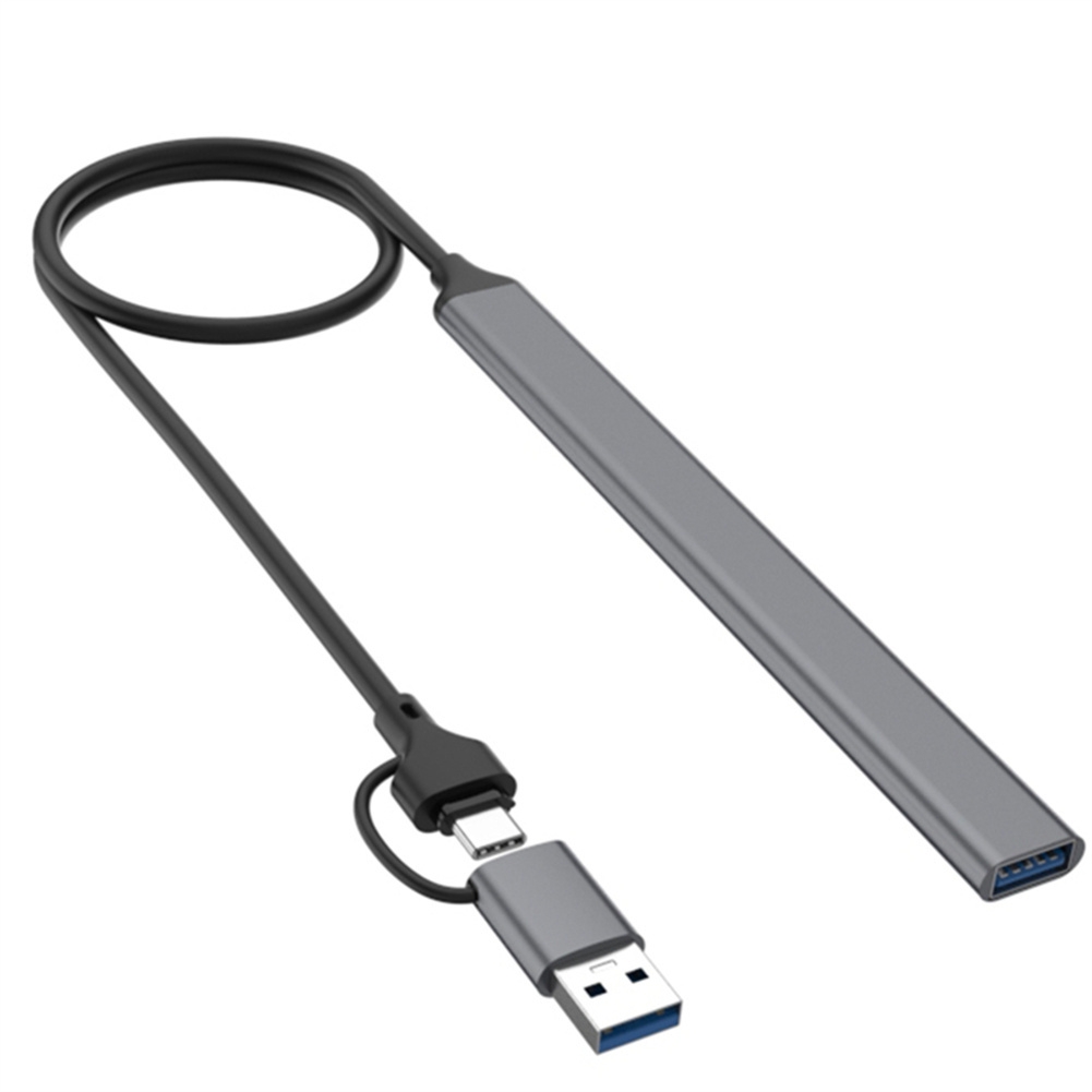 Multiport Adapter 4 In 1/7 In 1 USB C Dongle With Cable Slim Data Adapter 5Gbps High Speed USB Hub For Laptop Printer 7-port USB - Image 6