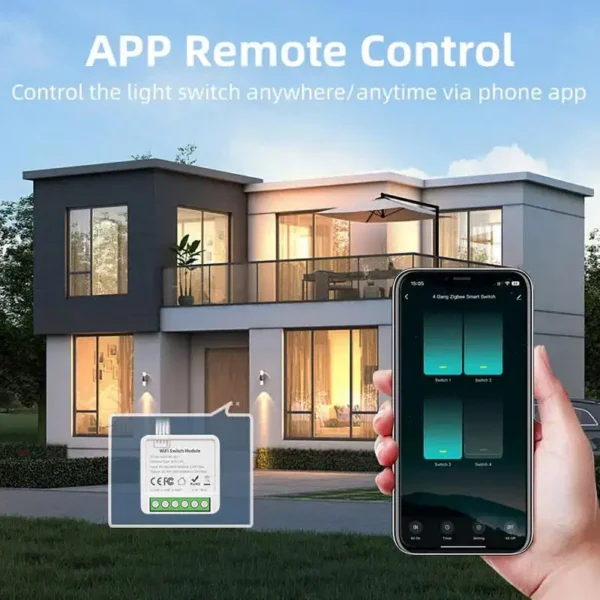 Bundle: Bundle4, Ships From: CHINA - Tuya WiFi Mini DIY Smart Switch 1/2/3/4 Gang 16/10A 2 Way Control Smart Home Automation Module Via Alexa Google Home Smart Life - Image 3