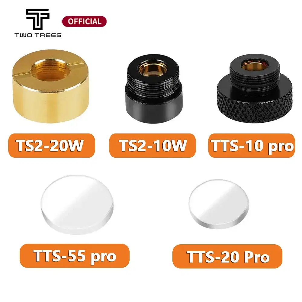 Color: WHITE - Twotrees 80w Laser Enagraver Lens Replacement Lens For TTS-55 PRO/TTS-10 PRO/TTS-20 PRO/TS2-10W/TS2-20W Laser Engraving Machine - Image 2