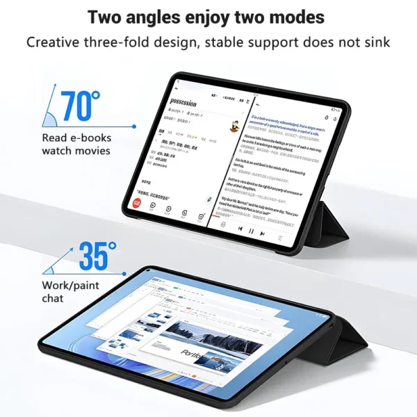 Color: black, Size: TEN - For iPad 9.7 2018 2017 fundas Magnetic Pu Leather Stand Cover For iPad 5th 6th 9.7 inch 7th 8th 10.2 Air 1 2 10 Generation Case - Image 3