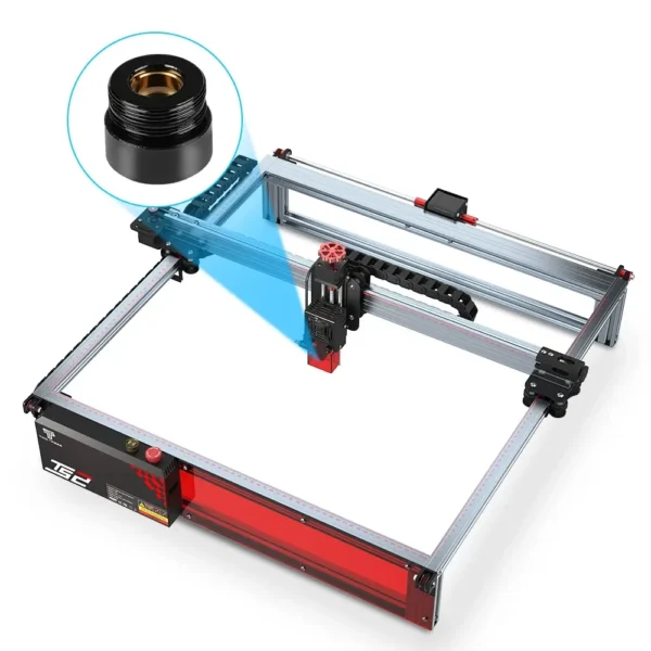 Color: Blue, Size: 2.2mm, Ships From: CHINA - Twotrees For TTS Pro TTS-55 TTS-10 TTS-20 TS2 Series Replacement Lens Laser Engraving Machine Lenses Laser Lens - Image 3