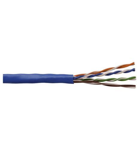 Cat5 cable riser 1000 ft blue