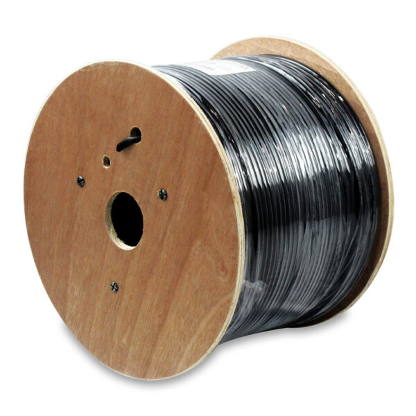 Cat6 outdoor burial gel black 6eospgbk2n