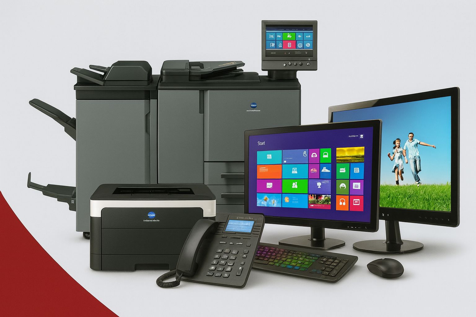 DIGITAL ONE SYSTEMS office & products collage