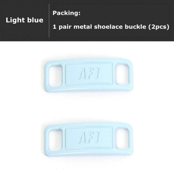 Air Force One AJ1AF1 Macaron Candy Color Shoe Buckle Metal Shoelace Buckle - Image 5