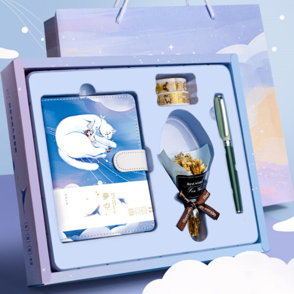 style: A - Net Celebrity Hand Ledger Pen Set Girl Heart Cute Material Hand Ledger - Image 2