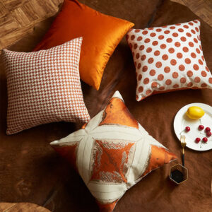 style: B, Dimensions: 45x45cm - Dot Geometric Solid Color Mixed Square Cushion Cover