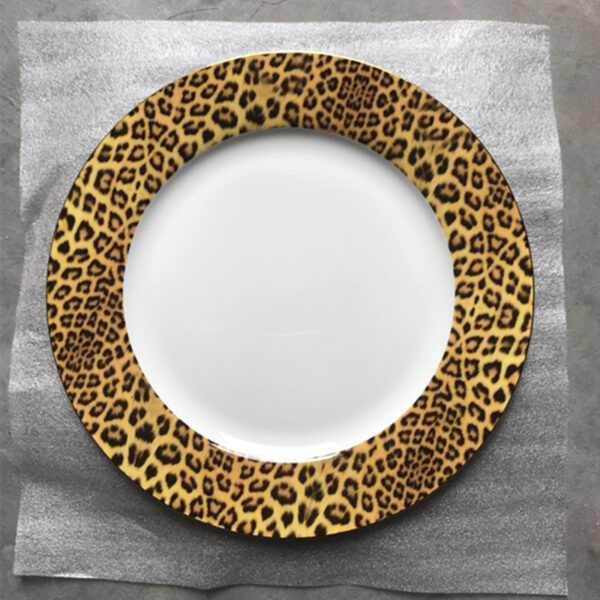 style: D - Porcelain Coffee Mugs and coffee cups Dinner Plate Sets Bone China Tableware Drinkware Leopard Luxury Designs 2021 New Arrival - Image 2