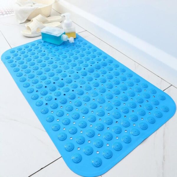 Color: Dark Blue, Carpet size: 48X48CM - Non-slip Floor Mat For Bathroom - Image 2
