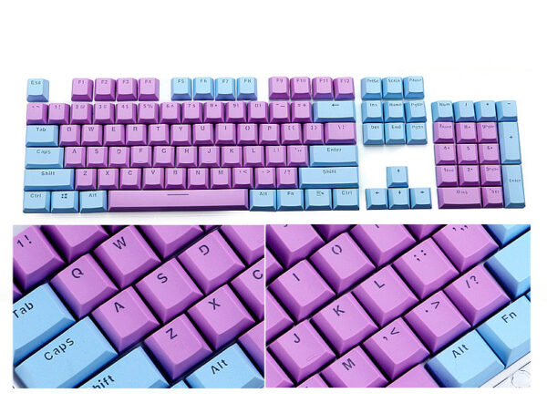 Transparent Keyboard Cap Mechanical Keyboard Key Cap Dedicated Color Key Cap Personalized Two-color Key Cap - Image 7