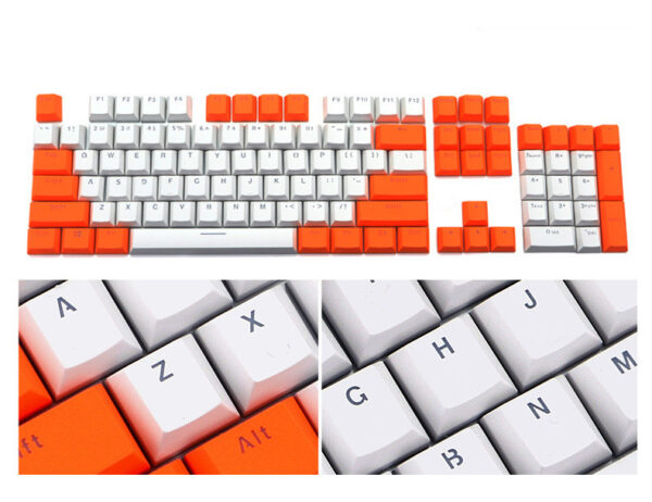 Transparent Keyboard Cap Mechanical Keyboard Key Cap Dedicated Color Key Cap Personalized Two-color Key Cap - Image 5