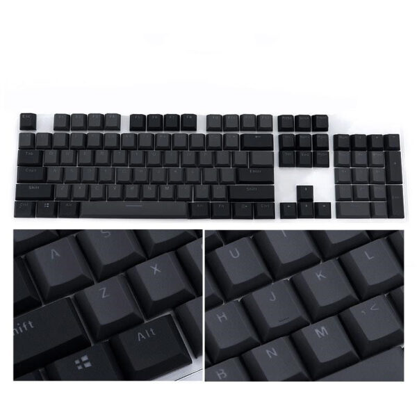 Transparent Keyboard Cap Mechanical Keyboard Key Cap Dedicated Color Key Cap Personalized Two-color Key Cap - Image 4