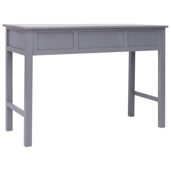 Desk Grey Paulownia wood, Poplar wood Medium Desk Rectangular - Image 5