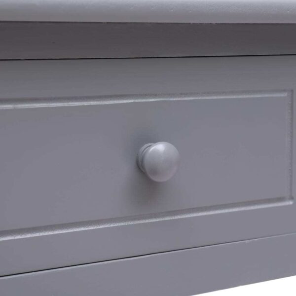 Desk Grey Paulownia wood, Poplar wood Medium Desk Rectangular - Image 7