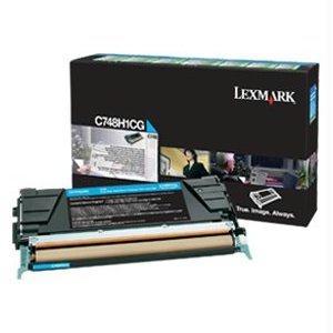 Lexmark c748h1cg cyan return program toner cartridge for use in c/x748 estimated