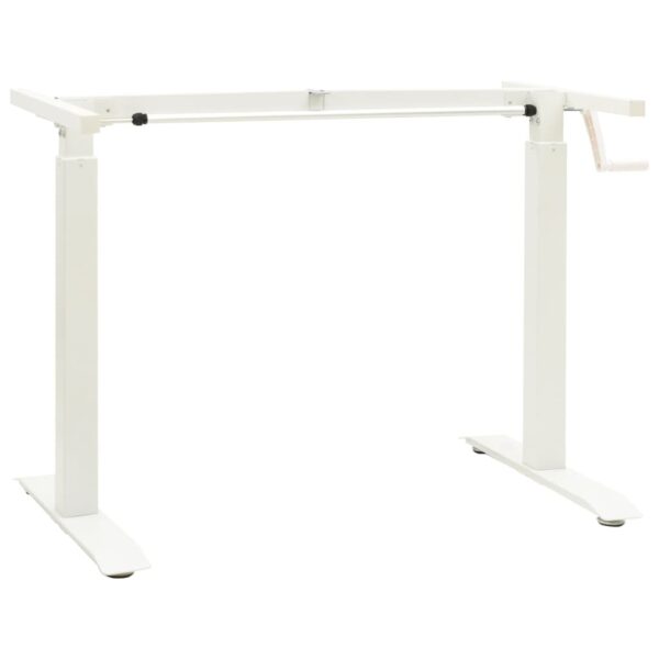 Stand Up Desk Frame White Carbon steel Adjustable