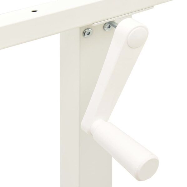 Stand Up Desk Frame White Carbon steel Adjustable - Image 7