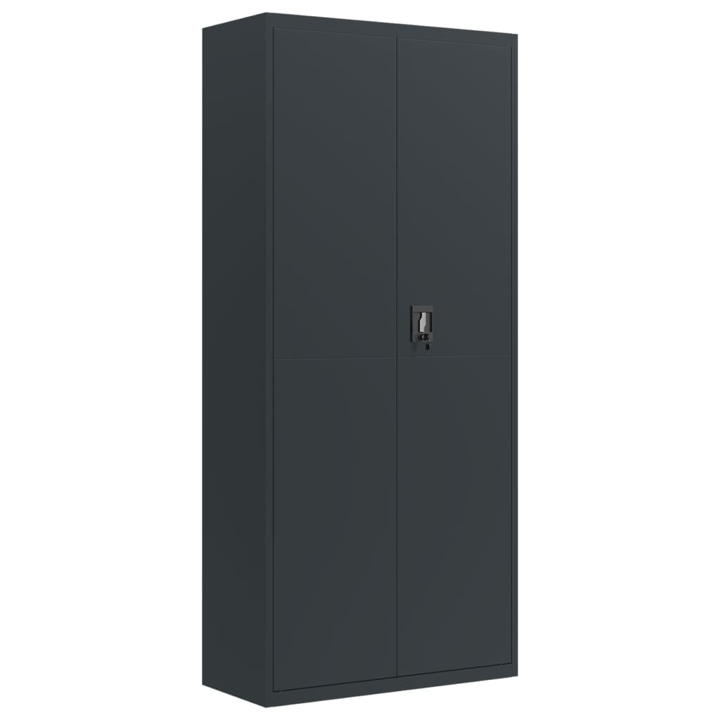 File Cabinet Anthracite Powder-coated steel Extra Tall - Image 2