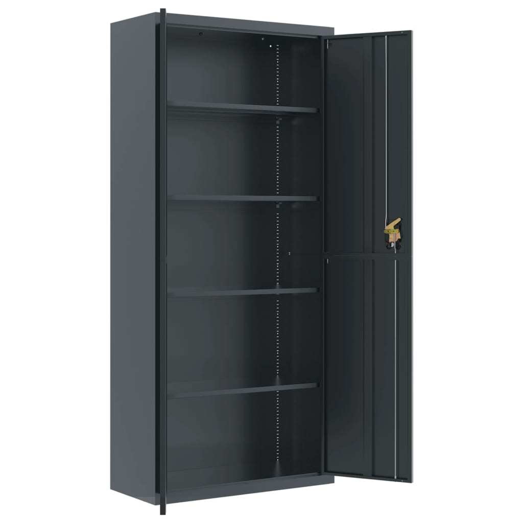 File Cabinet Anthracite Powder-coated steel Extra Tall - Image 4