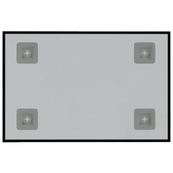 Wall-mounted Magnetic Board Black 15.7"x11.8" Tempered Glass - Image 4