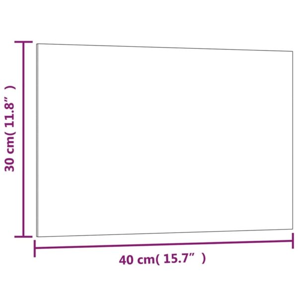 Wall-mounted Magnetic Board Black 15.7"x11.8" Tempered Glass - Image 5
