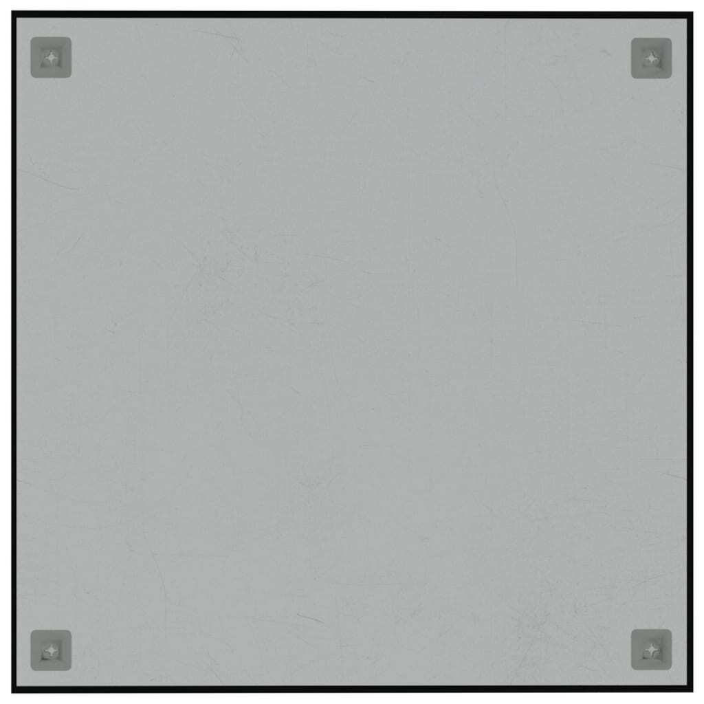 Wall-mounted Magnetic Board Black 23.6"x23.6"Tempered Glass - Image 4