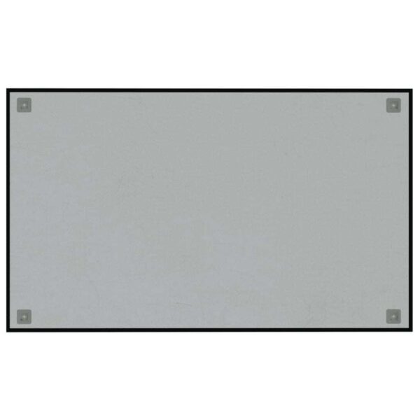 Wall-mounted Magnetic Board Black 39.4"x23.6"Tempered Glass - Image 4