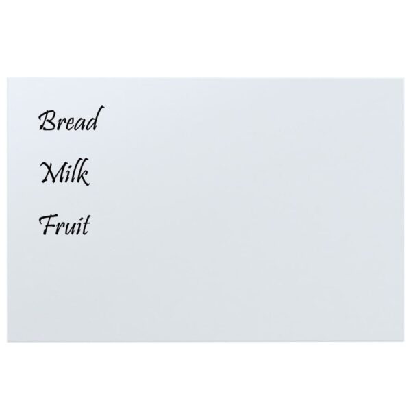 Wall-mounted Magnetic Board White 23.6"x15.7"Tempered Glass - Image 3