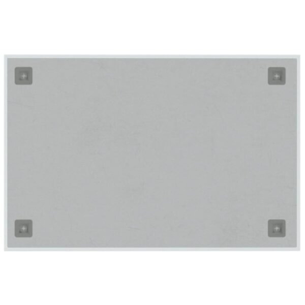 Wall-mounted Magnetic Board White 23.6"x15.7"Tempered Glass - Image 4