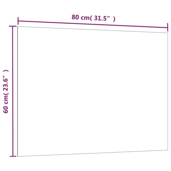 Wall-mounted Magnetic Board White 31.5"x23.6"? Tempered Glass - Image 5