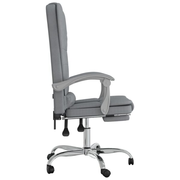 Massage Office Chair Light gray - Image 4