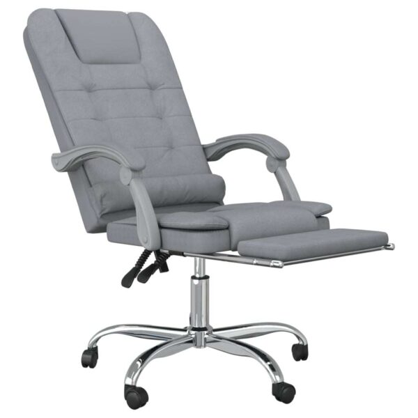Massage Office Chair Light gray - Image 6
