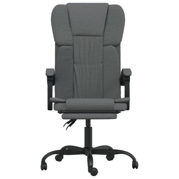 Reclining Office Chair Dark Gray - Image 3