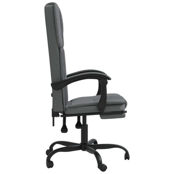 Reclining Office Chair Dark Gray - Image 4