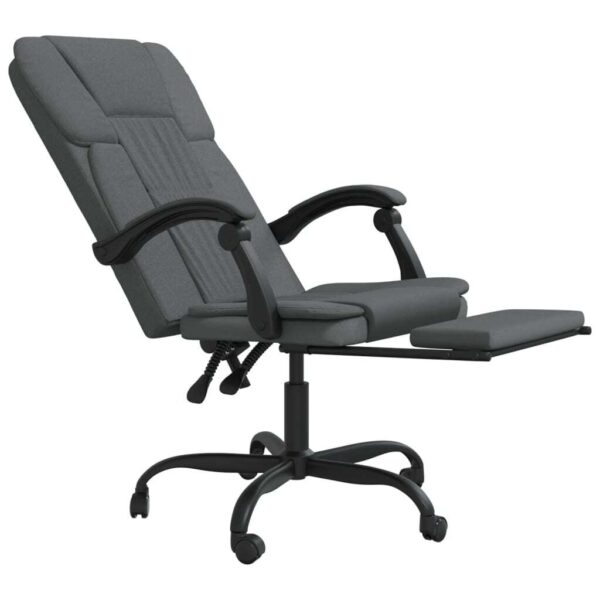 Reclining Office Chair Dark Gray - Image 6