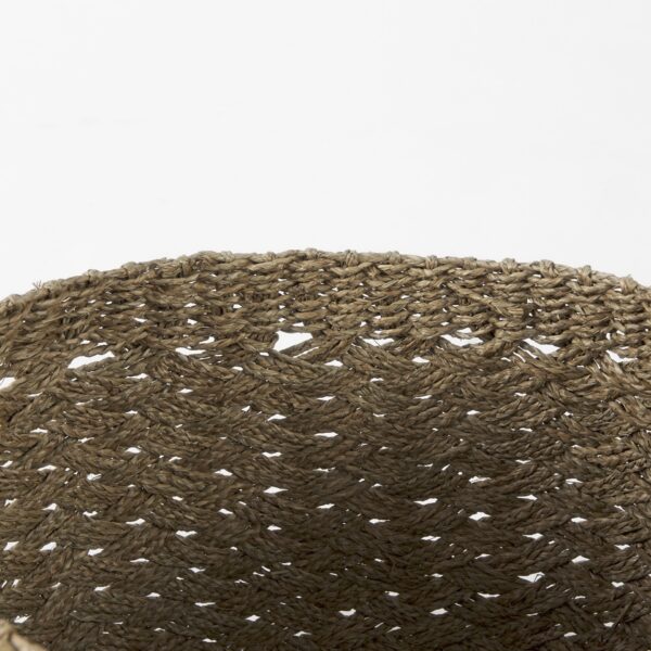 Set of Three 15" Brown Wicker Desk Organizer - Image 6