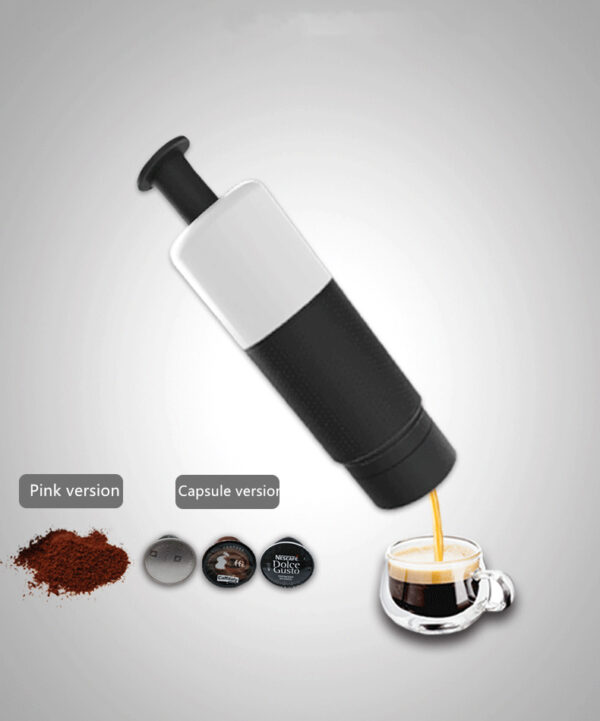Manual Coffee Maker Machine Hand Pressure Portable Capsules Coffee Machine - Image 2